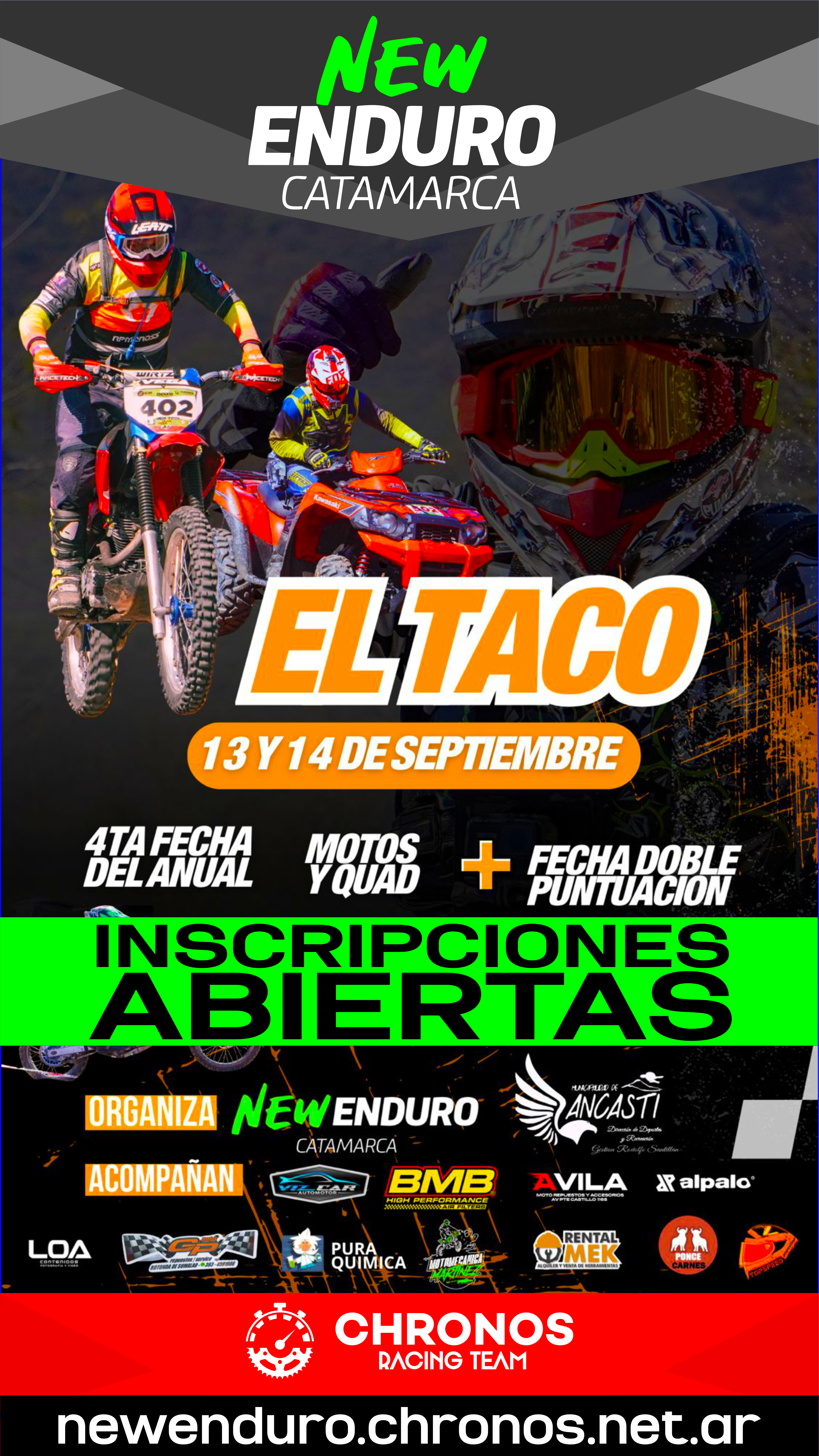 Banner del evento 4TA FECHA - EL TACO